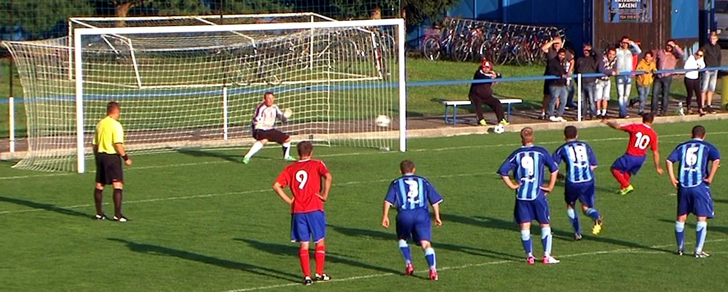 FK Jaroměř A - Slovan Broumov, 24.8.2014, foto z videa: Václav Mlejnek