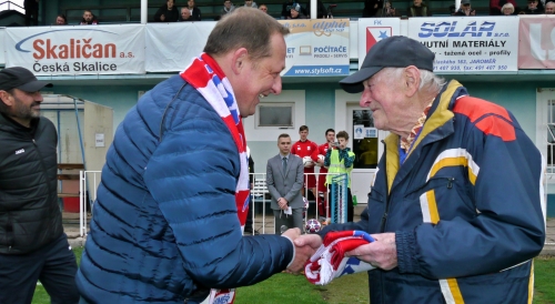 Karel Binar, nejstarší fanoušek, 27.9.2020, foto: Václav Mlejnek