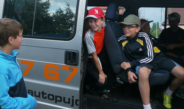 MŽ a SP odjíždí na soustředění, 19.8.2014, foto: Václav Mlejnek